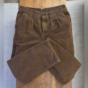 Men's Brown Corduroy Pants